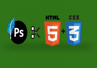 I convert psd into html only in 5 dollor