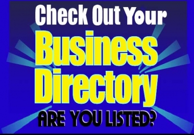Create 40 Live local business listing for your local business website.