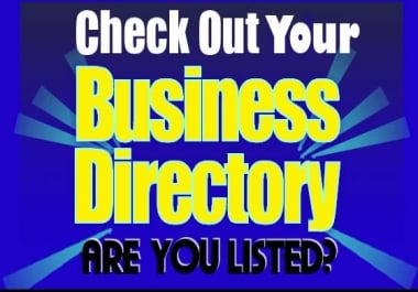 Create 40 Live local business listing for your local business website.
