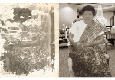 Restore Old Damage Photo,  Remove Scratches,  Blemish Etc