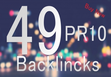 Latest Update 2017 - I will Manually do 49 High PR Backlinks,  Rank Your Website On Search Results
