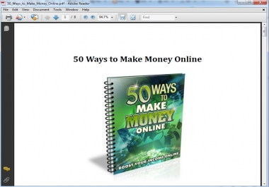 50 ways to make unlimited money online