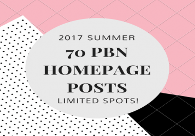 Do 70 High Quality Pbn Posts on Our Private Blog with High TF