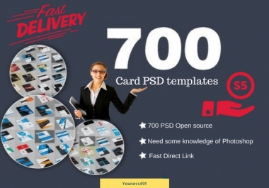 Give You 700 Business Card Professional Psd Templates