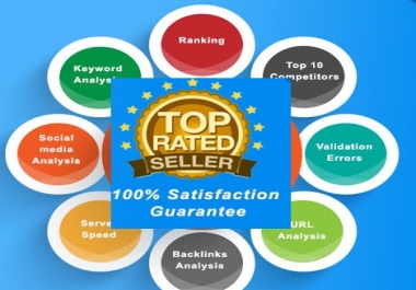 I can Create Professional SEO Report Within 24 Hours