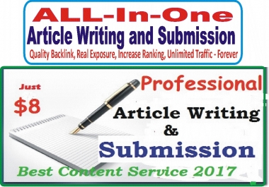 100+ Content WRITING AND SUBMISSION Organic Content And Premium Distribution - Limited Time Offer