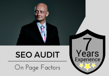 Provide In Depth Seo AUDIT Of Your Website With Full Report
