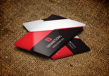 Get OUTSTANDING And Double Side Business Card