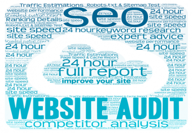 SEO WEBSITE AUDITOR+COMPETITOR ANALYSIS+KEYWORD RESEARCH