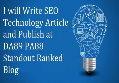 Writing 400 words article and Guest Post at DA 80 +