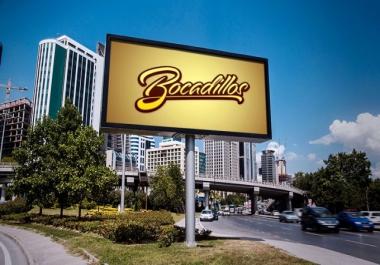 put your photo or logo on 60 BILLBOARD designs