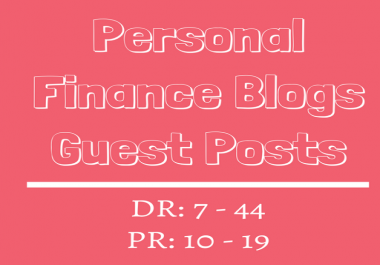 Guest Post on Personal Finance Blogs