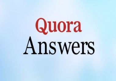 Great offer 10 Quora answer with clickable backlinks now on