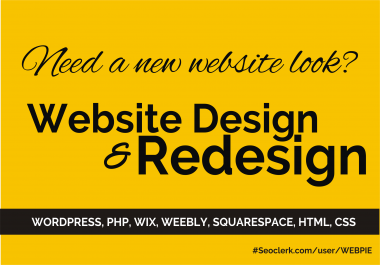 Redesign Your website professionally