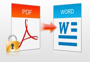 Get your data from pdf and image to word.