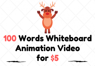Create Professional Whiteboard Animation With Lower Price
