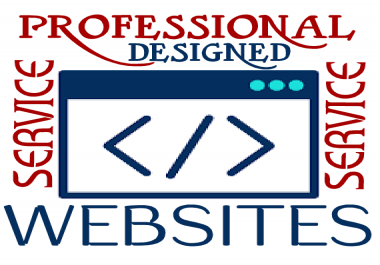 I will build two professional designed websites with content