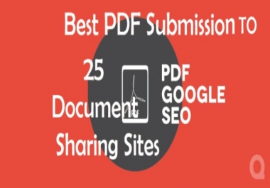 Do Best PDF Submission To 25 Document Sharing Sites