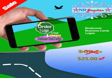Order 1 logo & get FREE Business Card Design