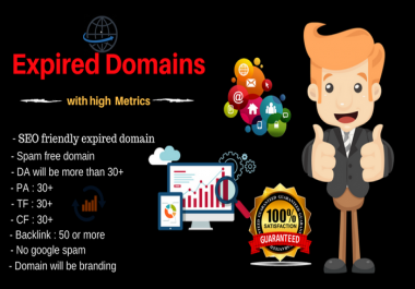 SEO Friendly Expired Domain With High Metrics