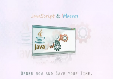 create iMacros JavaScript Macro to automate any task