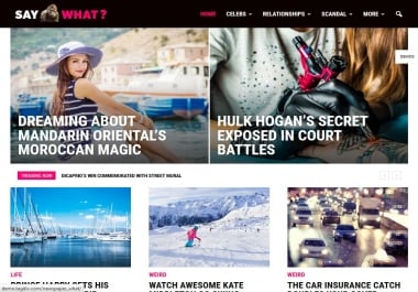 Design Wordpress Blog,  News,  Magazine Website