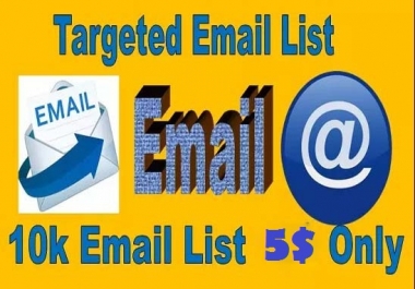 I wiIl do delivery targeted email list
