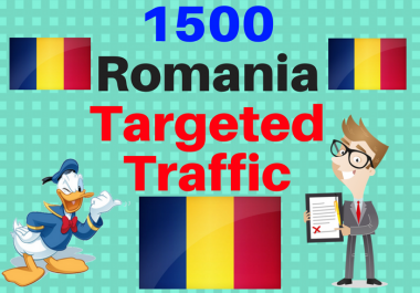 1500 Romania TARGETED traffic to your web or blog site. Get Adsense safe and get Good Alexa rank 