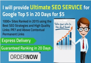 Do Ultimate Seo Service For Page 1 Rankings