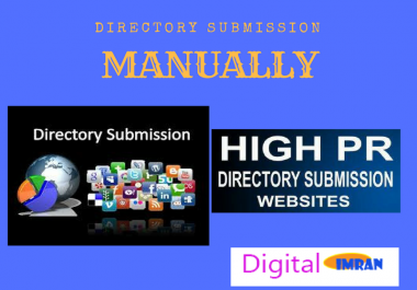 Create 50 directory submission, manually
