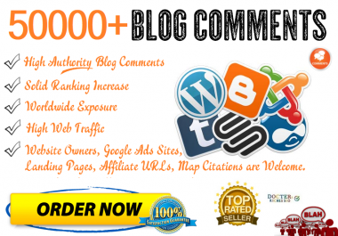 Build 50,000 Quality Blog Comments For High Traffic & SEO