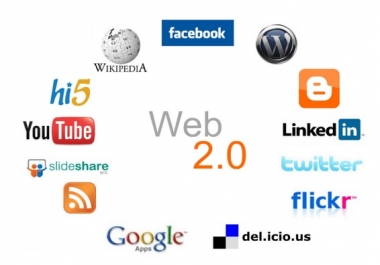 Create 50 high PR powerful contextual web 2 backlinks
