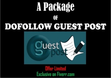 12 Dofollow Guest Post on High Authority Blog