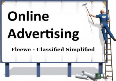 I will post 40 ads on unique high PR classified websites