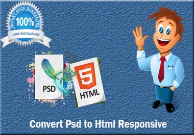 convert PSD TO HTML & CSS for 10