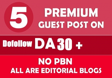 Write and Publish 5 High quality Health Guest Post With Dofollow