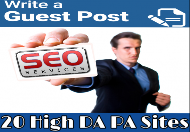 Guest post on 10 high Authority sites DA50-97