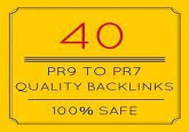 40 high Pr backlinks
