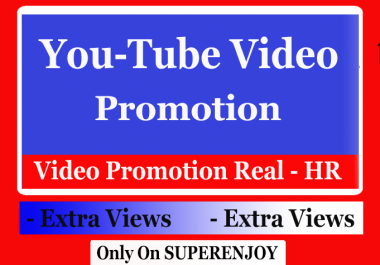 Organic YouTube Video Promotion with Social Media Marketing in genuine