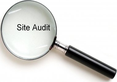 Audit of your website,  provide onsite recommendations.