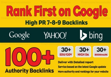 Do manual 100+ DOFOLLOW backlinks HIGH QUALITY PR