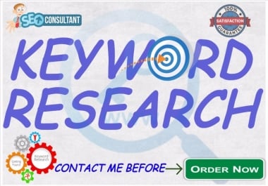 professionally Run In Depth Keyword Research Manually