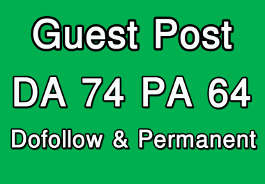 Publish Guest Post on High DA PA and TF CF website.