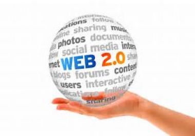 Create 25 High Quality PR10 to PR6 High DA Permanent Web2.0 Backlinks