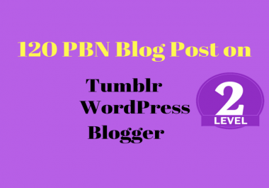 do permanent 120 web 2.0 pbn blog posts manually