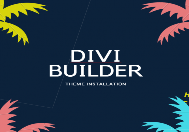 Divi Page Builder Theme Install Service on your Wordpress Website