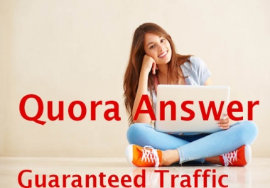promote your website with High 5 quality Quora answer