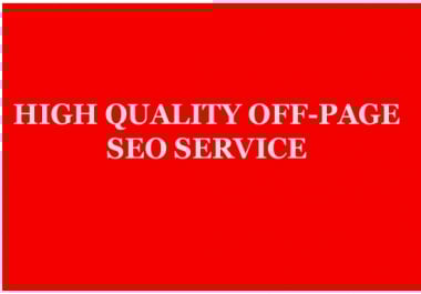 Promote your website and guaranteed rank on google 1st page with HQ off page seo optimization