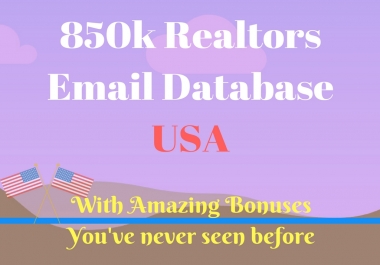 Give you 85k USA Realtors email list