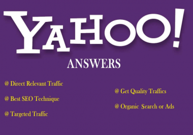 promote your business link by 15 Yahoo Answering from level 4 account